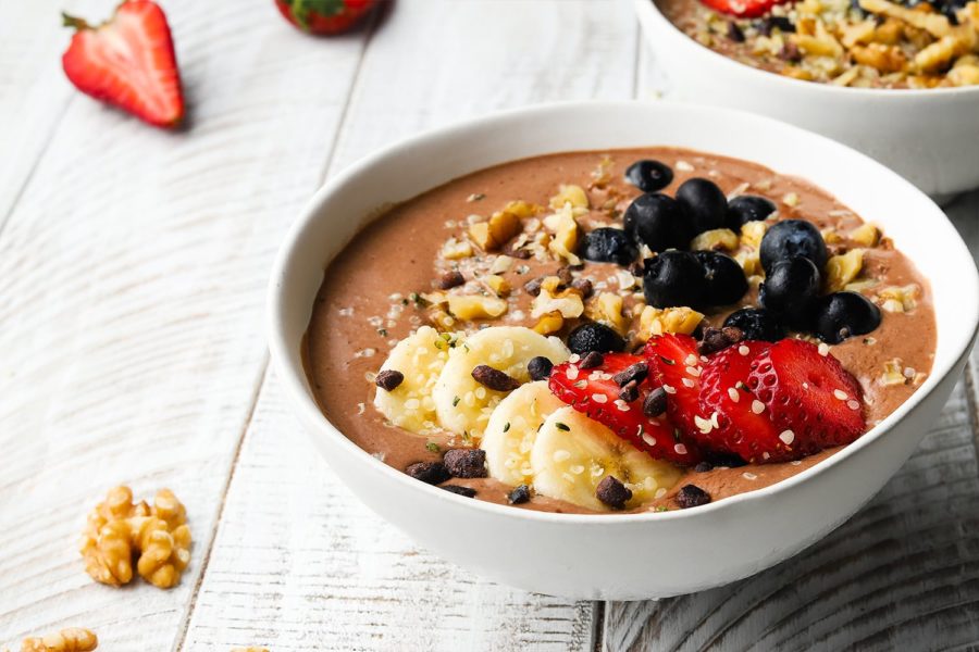 Banana, Cacao, and Walnut Butter Smoothie Bowl – Nutty Gourmet