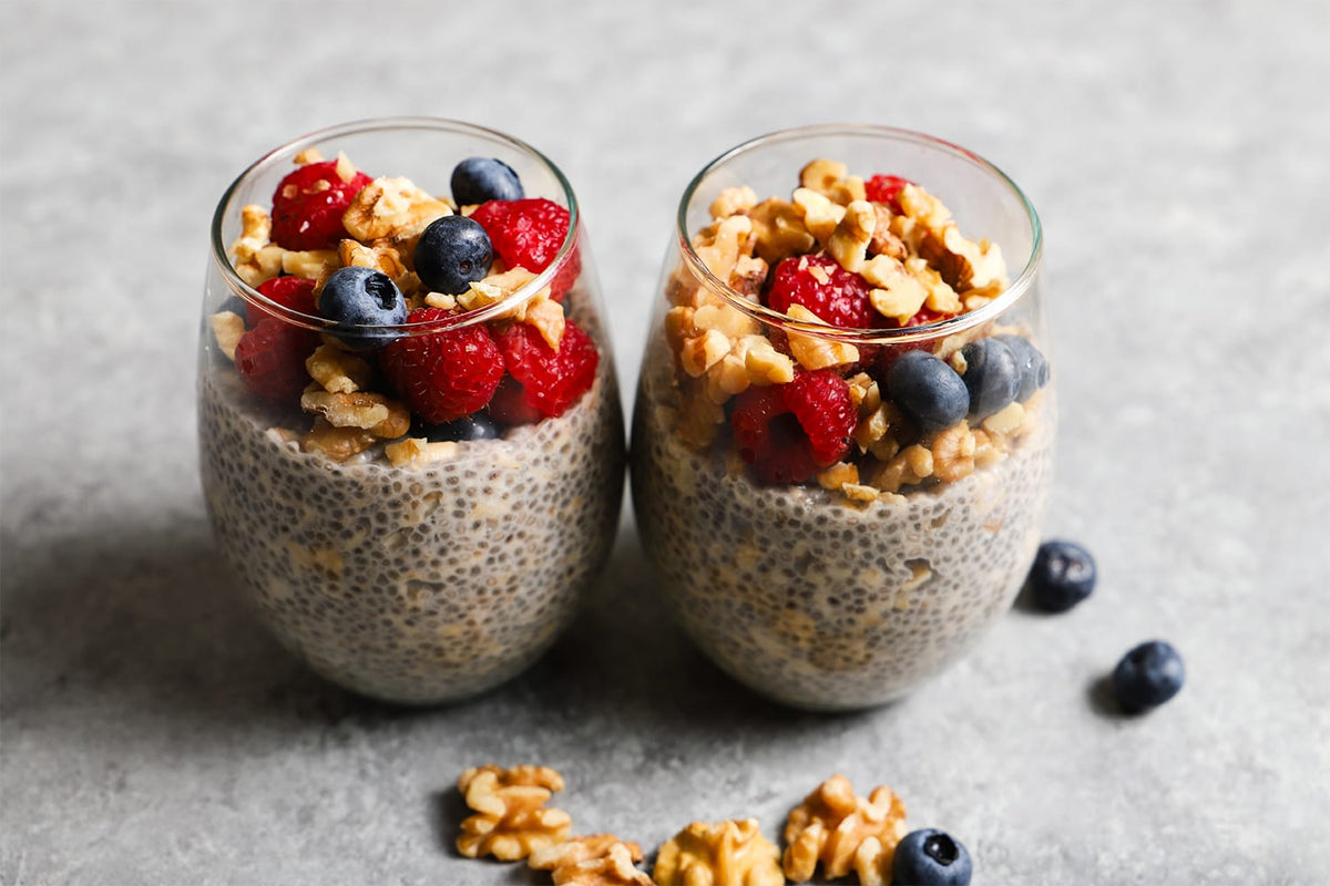 Walnut Chia Overnight Oats