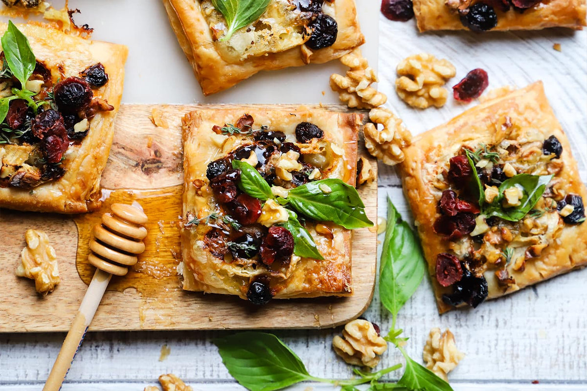 Walnut and Brie Puff Pastry Bites – Nutty Gourmet