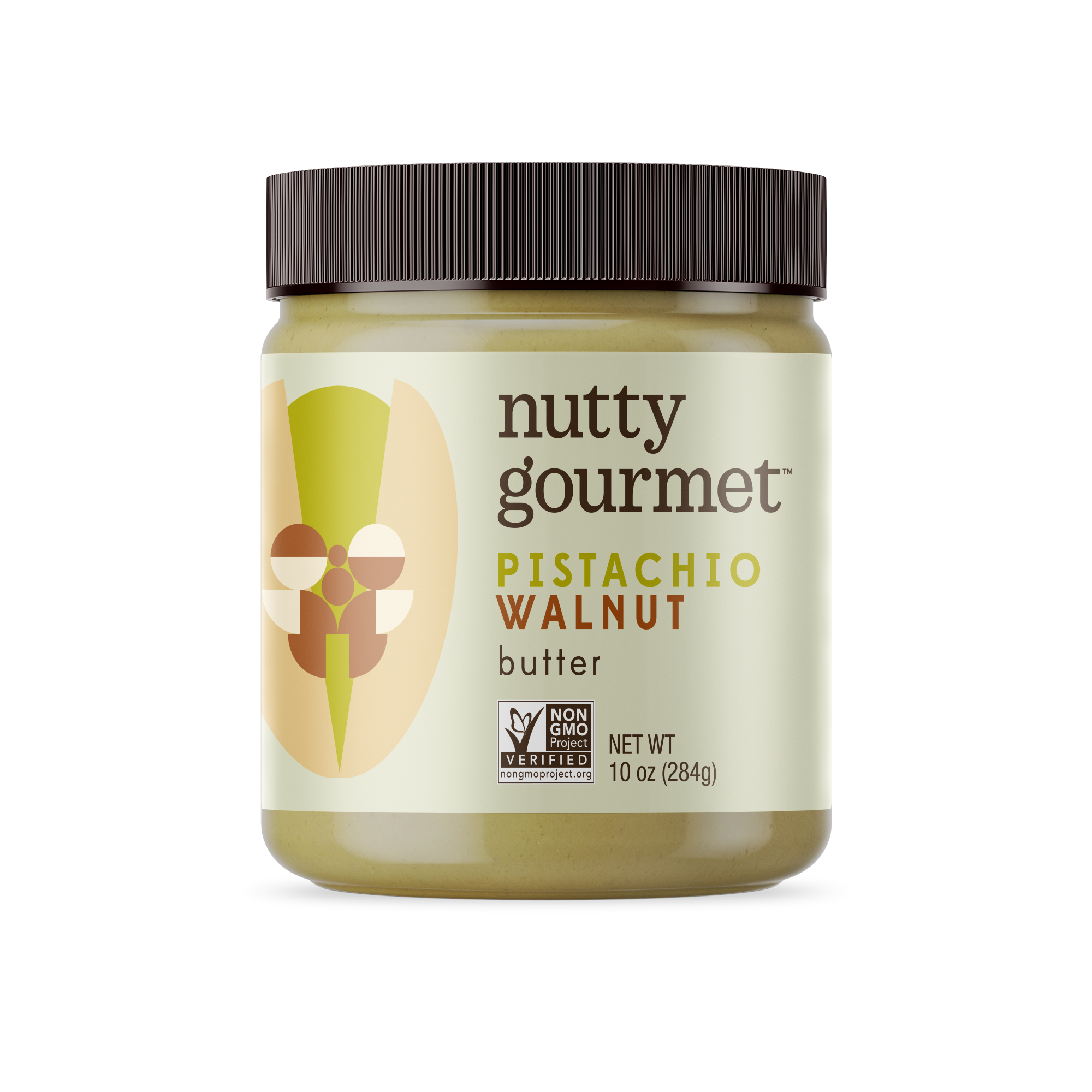 Pistachio Walnut Butter 10 oz. Nutty Gourmet